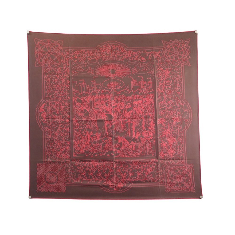 foulard hermes cavalcade de mai carre 90 cm en