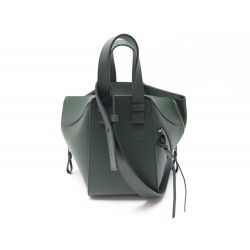 NEUF SAC A MAIN LOEWE HAMMOCK SMALL BANDOULIERE EN CUIR VERT HAND BAG 2350€