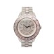 MONTRE DIOR CHRISTAL CD113110 QUARTZ 33 MM ACIER PALLADIE DIAMANTS WATCH 4490€