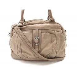 SAC A MAIN LANCASTER CUIR BEIGE 