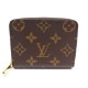 NEUF PORTE MONNAIE LOUIS VUITTON ZIPPY M60067 TOILE MONOGRAM MARRON WALLET 370€