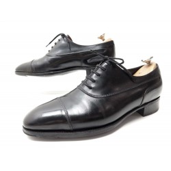 CHAUSSURES JOHN LOBB STAFFORD 6E 40 RICHELIEU CUIR NOIR EMBAUCHOIRS SHOES 1225€