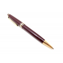 STYLO BILLE MONTBLANC MEISTERSTUCK CLASSIQUE RESINE BORDEAUX BALLPOINT PEN 355€