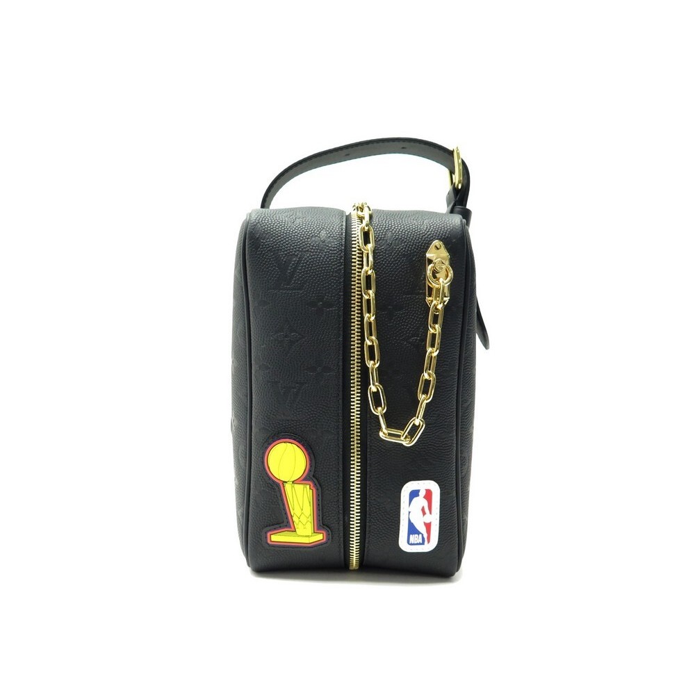 Leather weekend bag Louis Vuitton X NBA Black in Leather  29426201