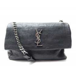 SAC A MAIN YVES SAINT LAURENT 620663 WEST HOLLYWOOD BANDOULIERE CUIR NOIR 1955€