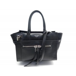 SAC A MAIN ZADIG VOLTAIRE CANDIDE MEDIUM EN CUIR NOIR BANDOULIERE HAND BAG 695€