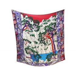 NEUF CHALE HERMES SIESTE AU PARADIS CACHEMIRE ET SOIE + BOITE SHAWL SCARF 1110€