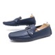 NEUF CHAUSSURES LOUIS VUITTON MONTE CARLO 11 45 MOCASSINS CUIR BLEU SHOES 500 