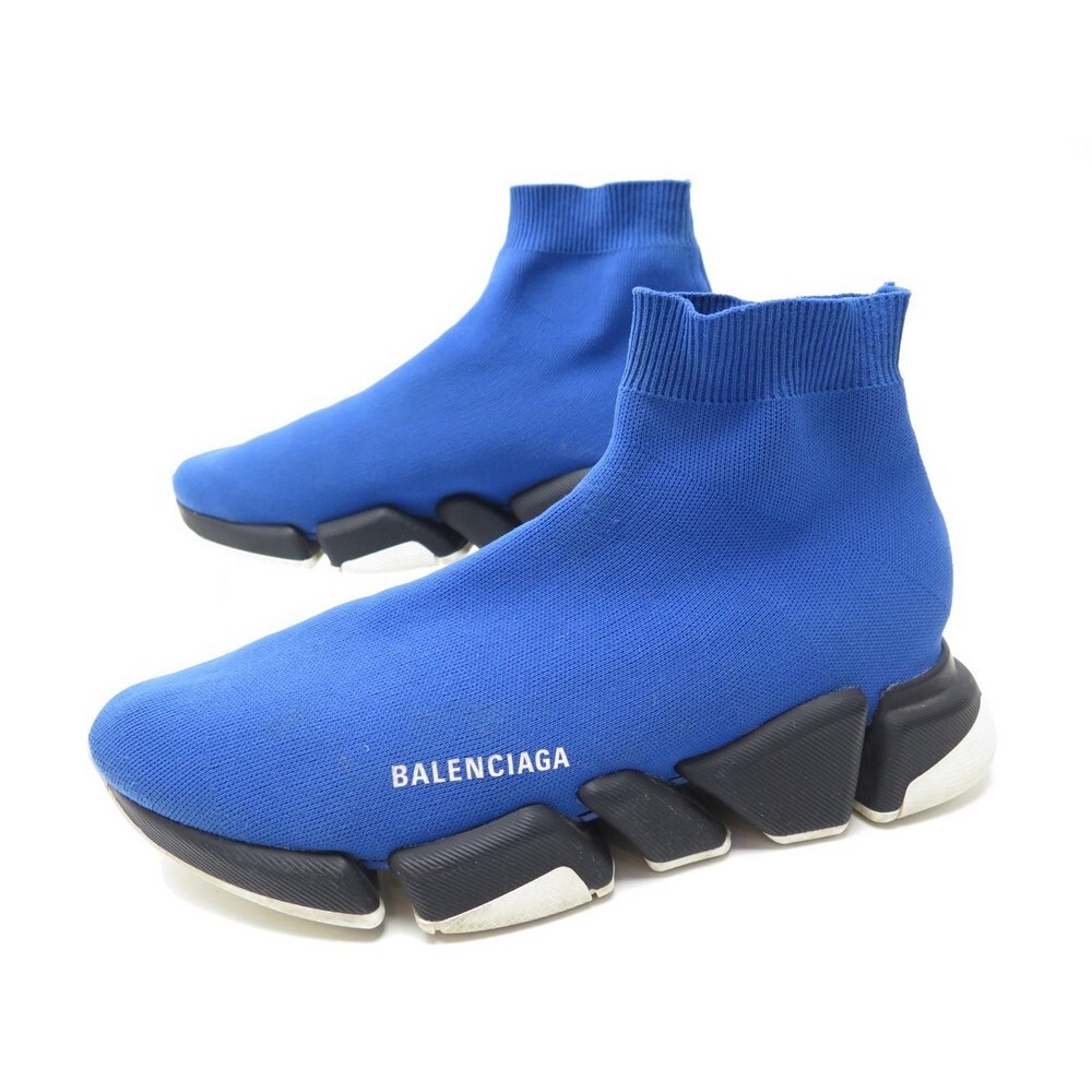 CHAUSSURES BALENCIAGA SPEED 530353 BASKETS 43 EN TOILE ROUGE SHOES