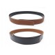 NEUF LIEN DE CEINTURE HERMES CUIR BOX REVERSIBLE 32MM 85 NOIR BELT LEATHER 405€