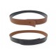 NEUF LIEN DE CEINTURE HERMES CUIR BOX REVERSIBLE 32MM T85 NOIR BELT LEATHER 405€