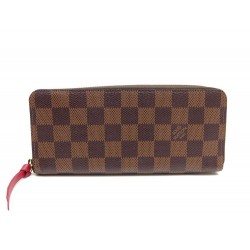 NEUF PORTEFEUILLE LOUIS VUITTON CLEMENCE N60534 TOILE DAMIER EBENE BILLFOLD 360€