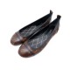 NEUF CHAUSSURES BALLERINES LOUIS VUITTON TOILE MONOGRAMME 40 