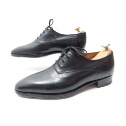 CHAUSSURES JOHN LOBB BECKETTS 6E 40 LARGE 40.5 RICHELIEUX CUIR NOIR SHOES 1370€