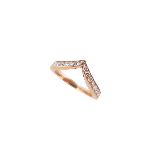 BAGUE CHAUMET ALLIANCE JOSEPHINE AIGRETTE 083517 T48 OR 18K DIAMANT RING 4560€