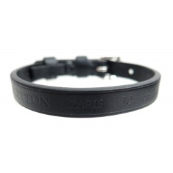 BRACELET LOUIS VUITTON CUIR NOIR 