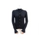 GILET CHANEL CARDIGAN 42 L EN CACHEMIRE NOIR PULL BOUTONS FLEUR CAMELIA 3000€