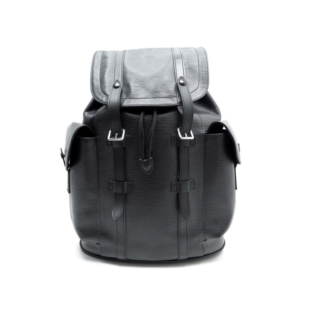 Louis Vuitton Louis Vuitton Christopher Pm Backpack Black M50159 Men's Epi  Leather Auction