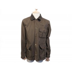 MANTEAU BARBOUR LENS JKT MCA025 48 50 M COTON KAKI VESTE HOMME JACKET 235€