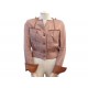 NEUF VESTE COURTE HERMES FEMME T 38 M EN LIN & CHANVRE MARRON LINEN JACKET 2800