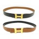 CEINTURE HERMES BOUCLE MINI CONSTANCE H 24MM TAILLE 78 CUIR REVERSIBLE BELT 600€