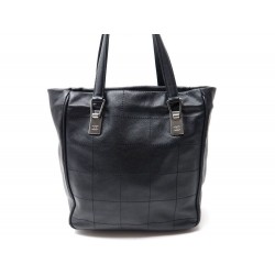  SAC A MAIN CHANEL SHOPPING CUIR NOIR 