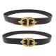 CEINTURE HERMES REVERSIBLE T78 BOUCLE CHAINE D'ANCRE CUIR NOIR 28MM BELT 680€