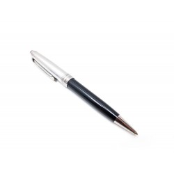 NEUF STYLO BILLE MONTBLANC SOLITAIRE CLASSIQUE DOUE ACIER 