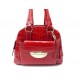 NEUF SAC A MAIN LANCEL ADJANI A03374 CUIR FACON CROCO ROUGE HAND BAG PURSE 990€