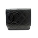 PORTEFEUILLE CHANEL CAMBON LOGO CC PORTE CARTES MONNAIE MATELASSE WALLET 1000€