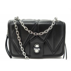 NEUF SAC A MAIN KARL LAGERFELD K STUDIO ZIP 206W3049 CUIR NOIR HAND BAG 430€