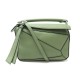 NEUF SAC A MAIN LOEWE PUZZLE MINI BANDOULIERE EN CUIR VERT HAND BAG PURSE 1850€