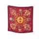 FOULARD HERMES DAIMYO PRINCES DU SOLEIL LEVANT CARRE SOIE JACQUARD SCARF 460€