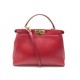 NEUF SAC A MAIN FENDI PEEKABOO MEDIUM 8BN226 EN CUIR ROUGE BANDOULIERE BAG 4500€