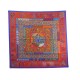 NEUF FOULARD HERMES PIQUE FLEURI PROVENCE HENRY CARRE 90 SOIE ROUGE SCARF 460€