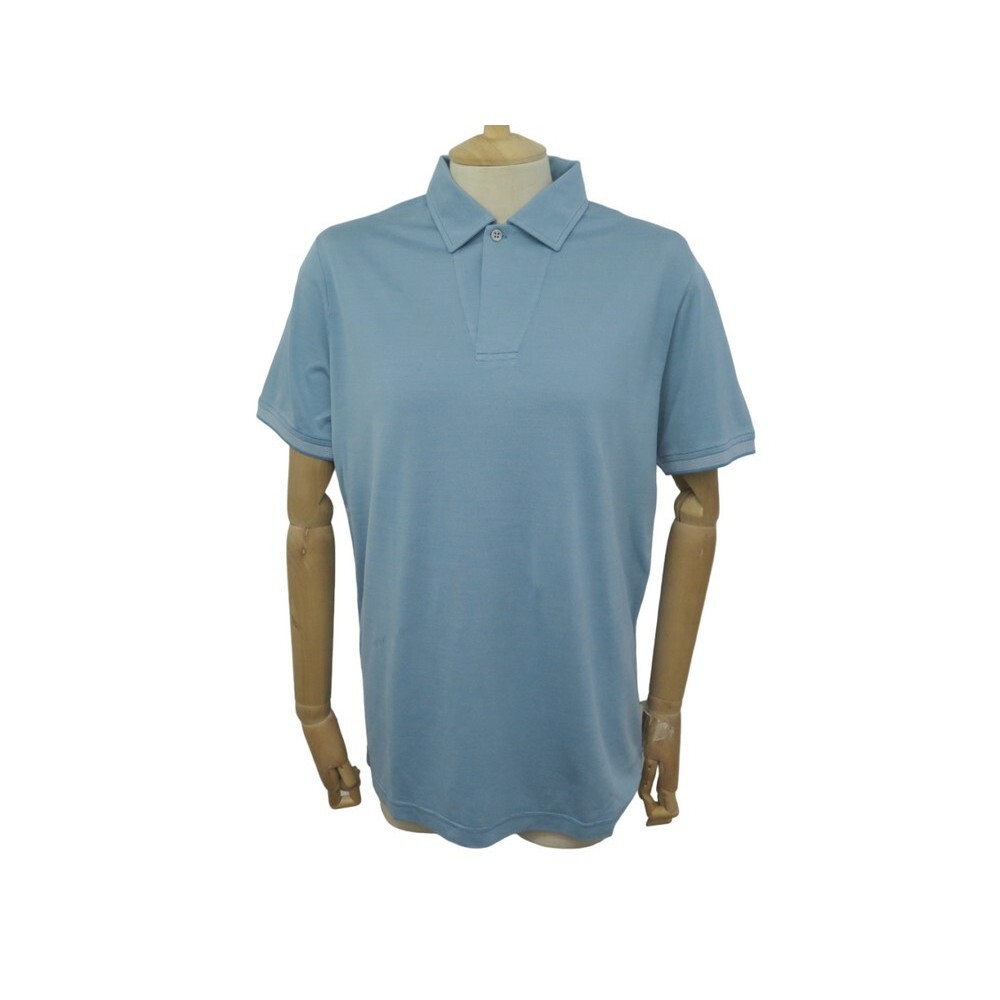 polo loro piana tshirt open fal3407 s 44 bleu new