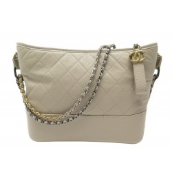 NEUF SAC A MAIN CHANEL GABRIELLE GM CUIR MATELASSE BEIGE BANDOULIERE BAG 5750€