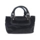 SAC A MAIN CELINE BOOGIE MINI 20 CM EN TOILE NOIRE BLACK CANVAS HAND BAG 950€