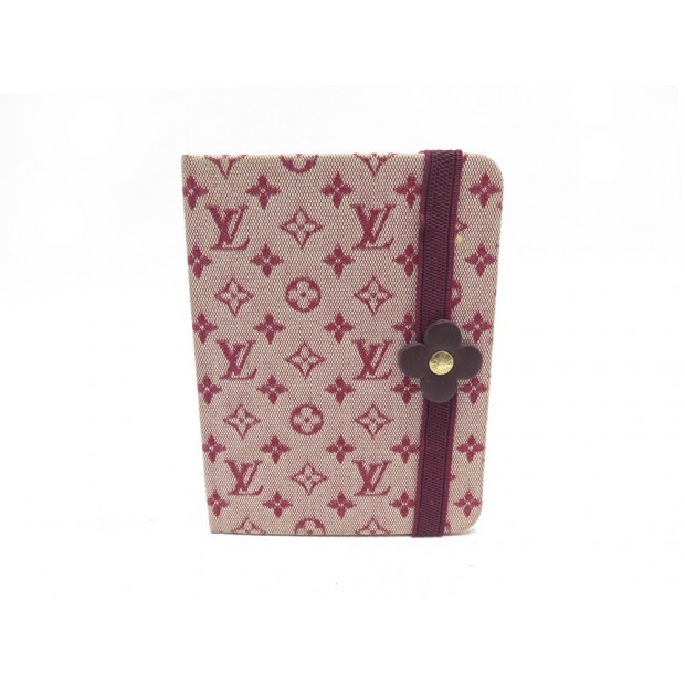 CARNET DE NOTES LOUIS VUITTON EN TOILE MONOGRAM MINI LIN ROSE NOTEBOOK 215€