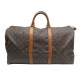 VINTAGE SAC LOUIS VUITTON DE VOYAGE KEEPALL 50 MONOGRAM TRAVEL HAND BAG 1400€