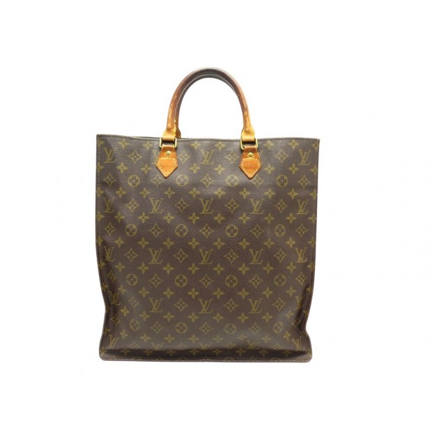 VINTAGE SAC A MAIN LOUIS VUITTON CABAS PLAT M51140 TOILE MONOGRAM HANDBAG 1150€