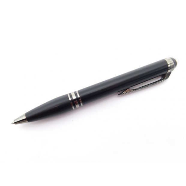 NEUF STYLO BILLE MONTBLANC STARWALKER ULTRA BLACK 126362 RESINE NOIRE PEN 400€