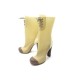 CHAUSSURES BOTTINES FENDI 38.5 CAOUTCHOUC BEIGE KARL LAGERFELD DUCK BOOTS 605€