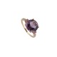 NEUF BAGUE ISABELLE LANGLOIS MACARON R503 53 OR ROSE 18K DIAMANT NEW RING 1340€