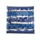 FOULARD LOUIS VUITTON M76131 MONOGRAM CONFIDENTIAL 90CM EN SOIE BLEUE SCARF 440€