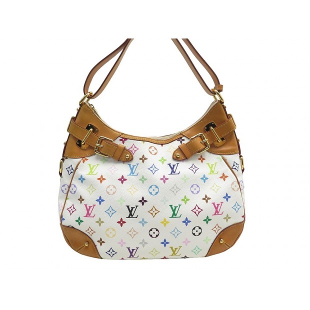 SAC A MAIN LOUIS VUITTON GRETA TOILE MONOGRAM MULTICOLORE MURAKAMI HANDBAG 2210€