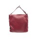 SAC A MAIN BOTTEGA VENETA CABAS CUIR INTRECCIATO BORDEAUX LEATHER HAND BAG 2900€