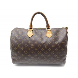 SAC A MAIN LOUIS VUITTON M41107 SPEEDY 35 TOILE MONOGRAM CANVAS HAND BAG 1400€