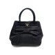 NEUF SAC A MAIN PRADA FIOCCO BOW BN1604 EN NYLON NOIR NEW BLACK HAND BAG 1355€