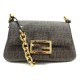 SAC A MAIN FENDI 8BR180 MAMMA BAGUETTE EN TOILE MONOGRAMME ZUCCA HAND BAG 2200€